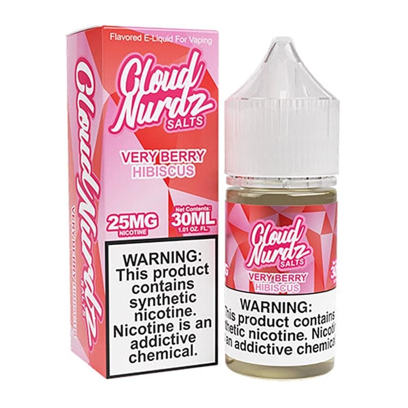 Cloud Nurdz Juice 25mg Cloud Nurdz Salts Very Berry Hibiscus Nic Salt Vape Juice 30ml