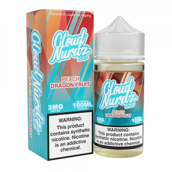 Cloud Nurdz Juice Cloud Nurdz Iced Peach Dragon Fruit Vape Juice 100ml