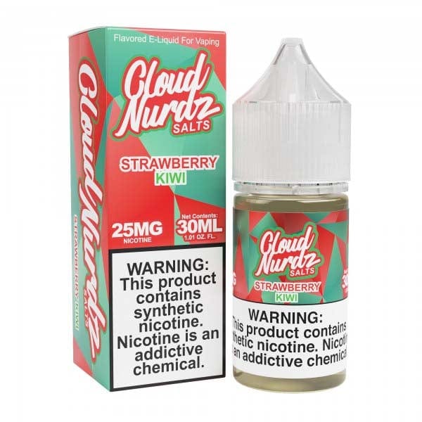 Cloud Nurdz Juice Cloud Nurdz Salts Strawberry Kiwi Nic Salt Vape Juice 30ml
