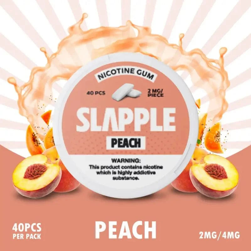 Cloud Nurdz Nicotine Pouch 2mg / Peach Slapple Nicotine Gum