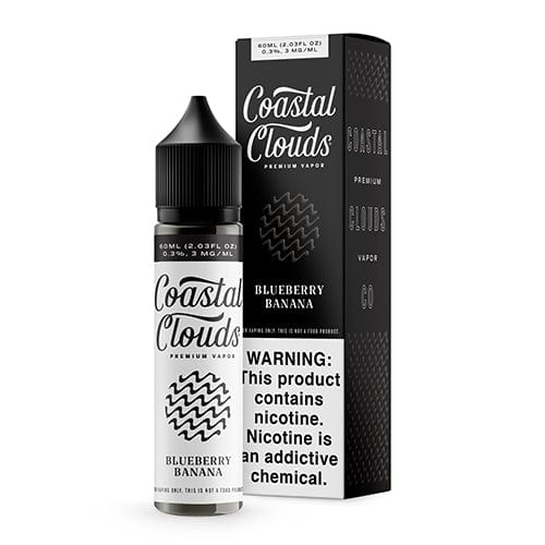 Coastal Clouds 3MG 🎁 Coastal Clouds Sweets Blueberry Banana 60ml Vape Juice (100% off)