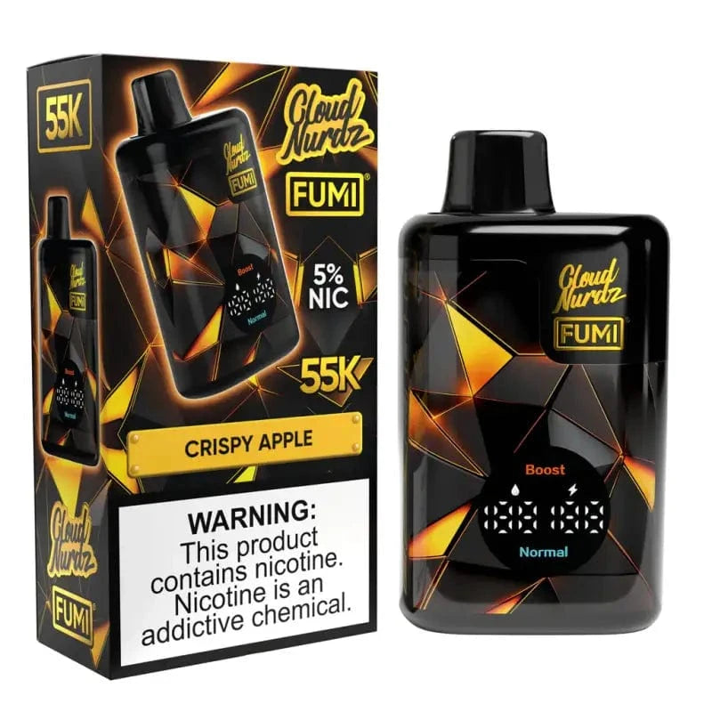Daddy's Vapor Disposable Vape Strawberry Banana FUMI X Cloud Nurdz 55K Disposable Vape (5%，55000 Puffs)