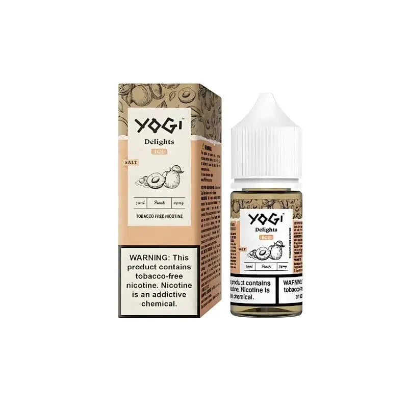 Dinner Lady Juice Yogi Delights Salts Peach Ice 30ml