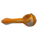 Orange Silicone Pipe With Cartoon Face