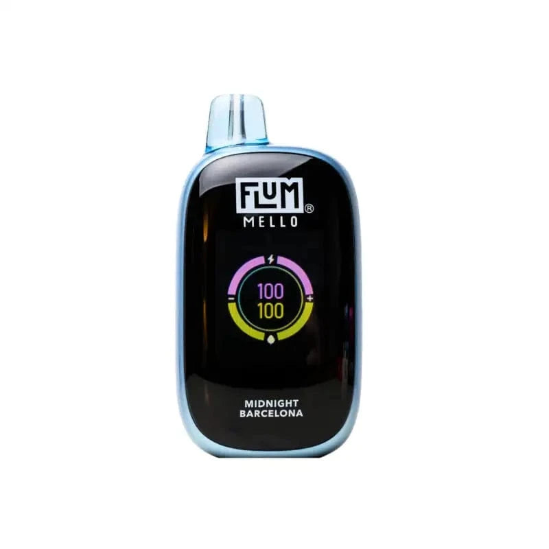 Flum Disposable Vape Midnight Barcelona Flum Mello 20000 Disposable Vape (5%, 20000 Puffs)