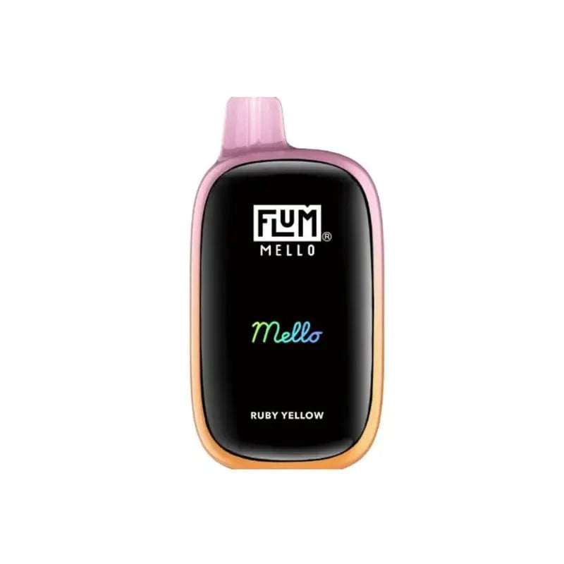 Flum Disposable Vape Ruby Yellow` Flum Mello 20000 Disposable Vape (5%, 20000 Puffs)