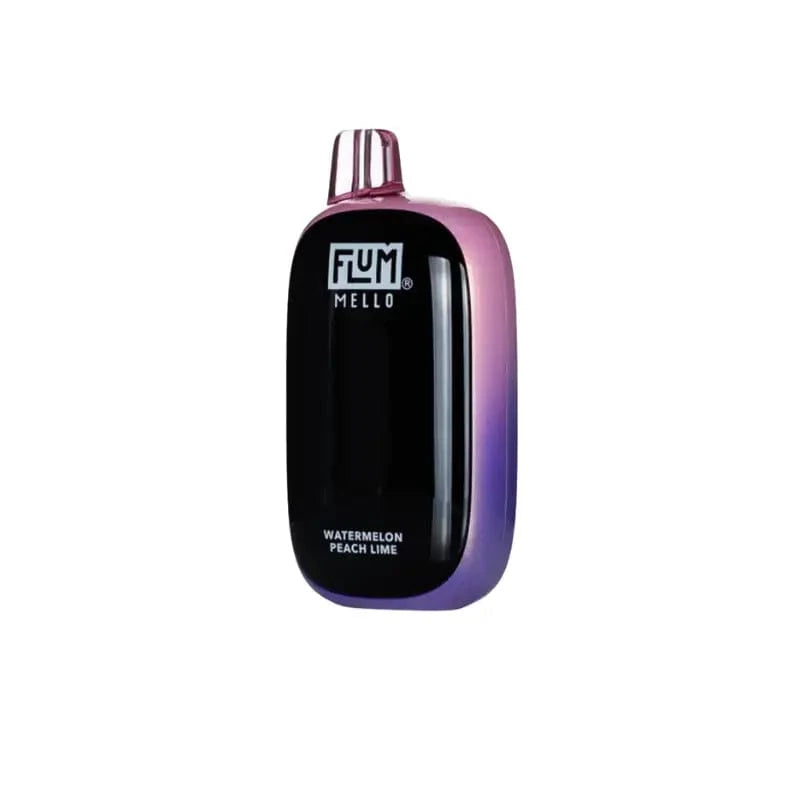 Flum Disposable Vape Watermelon peach lime` Flum Mello 20000 Disposable Vape (5%, 20000 Puffs)