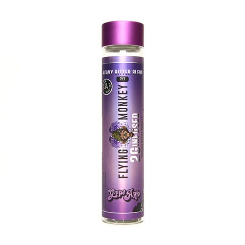 Flying Monkey Delta 8 Grape Ape Flying Monkey Heavy Hitter 2g Infused D8 + THC-P Blunts (2x Pack)