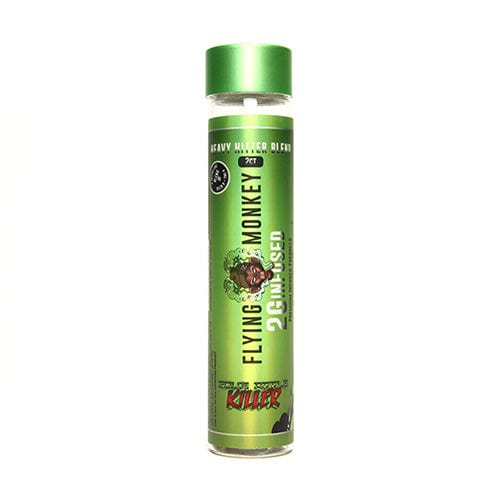 Flying Monkey Delta 8 Sour Apple Killer Flying Monkey Heavy Hitter 2g Infused D8 + THC-P Blunts (2x Pack)