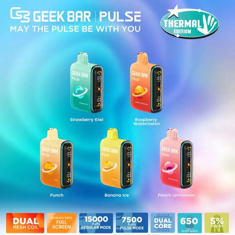 Geek Bar Disposable Vape Geek Bar Pulse 15000 Disposable Vape (5%, 15000 Puffs)