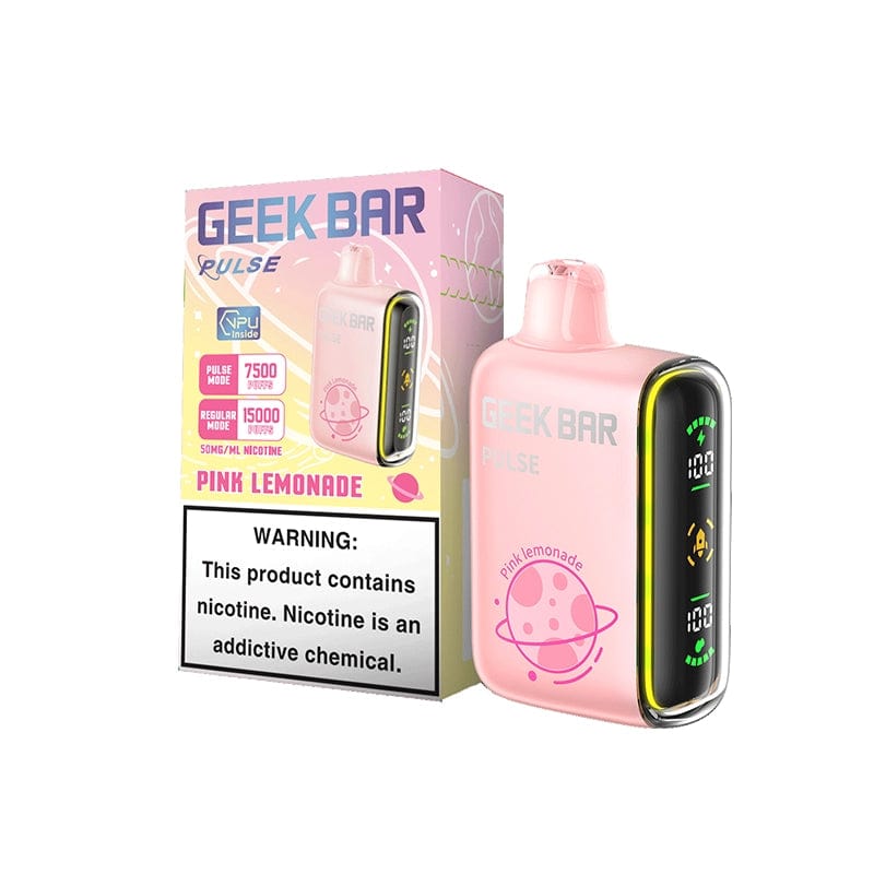 Geek Bar Disposable Vape Pink Lemonade' Geek Bar Pulse 15000 Disposable Vape (5%, 15000 Puffs)