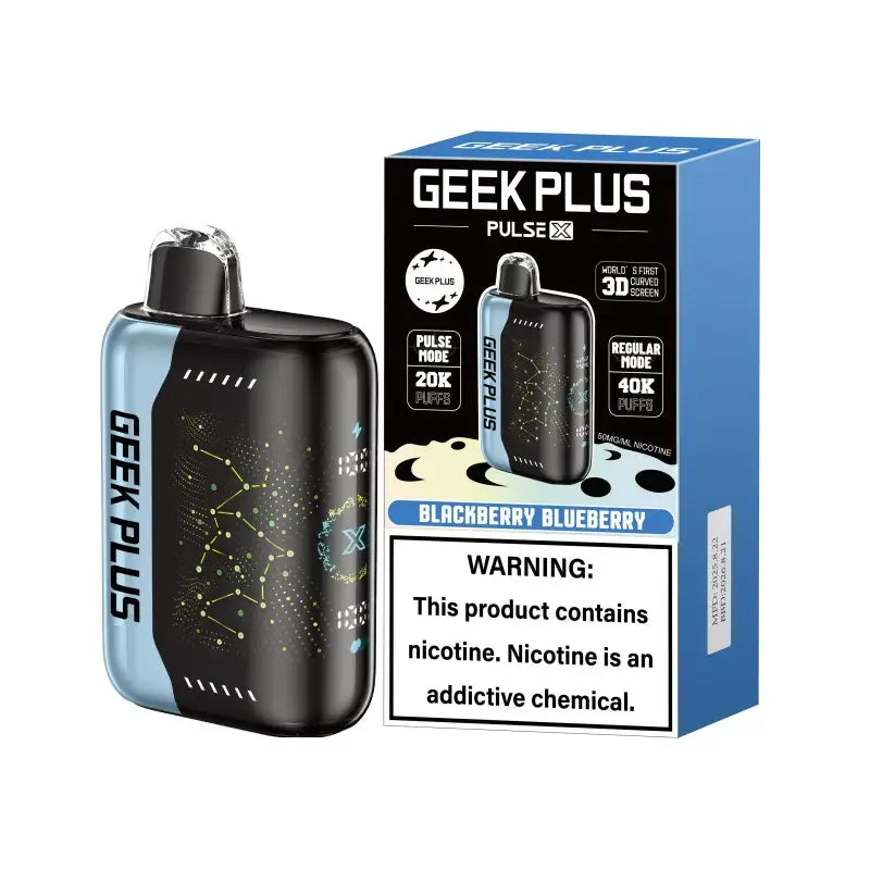 GEEK PLUS Disposable Vape Blackberry Blueberry GEEK PLUS 40K Disposable Vape (5%, 40000 Puffs)