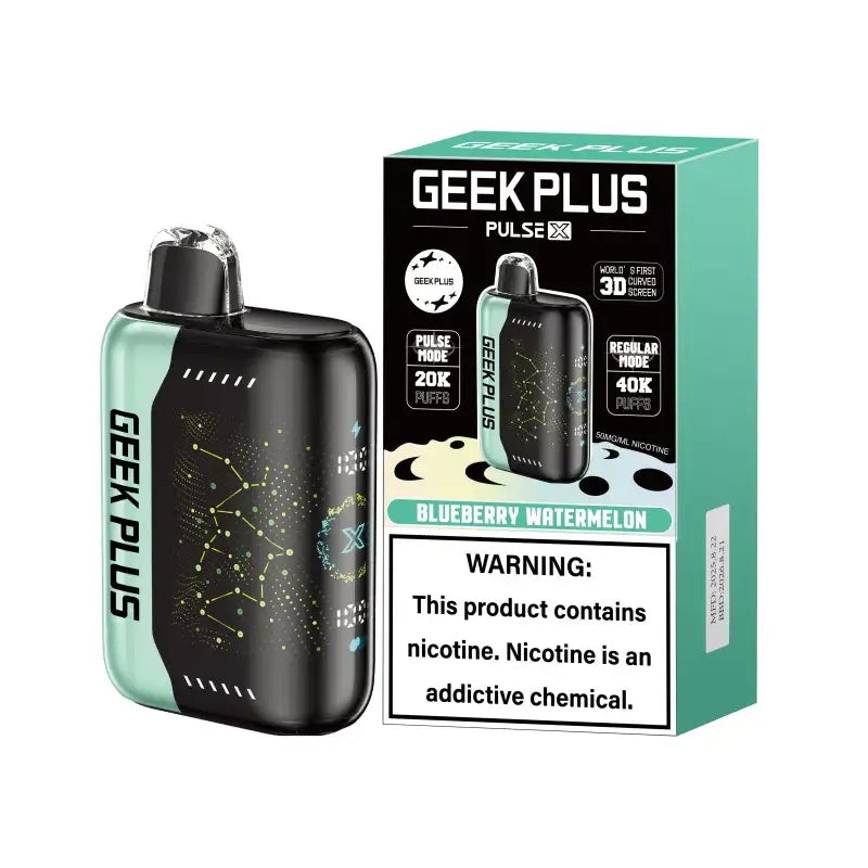GEEK PLUS Disposable Vape Blueberry Watermelon GEEK PLUS 40K Disposable Vape (5%, 40000 Puffs)