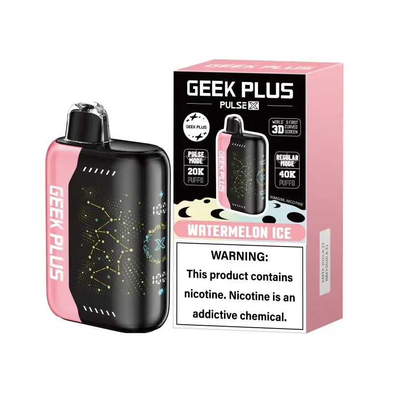 GEEK PLUS Disposable Vape Watermelon Ice GEEK PLUS 40K Disposable Vape (5%, 40000 Puffs)