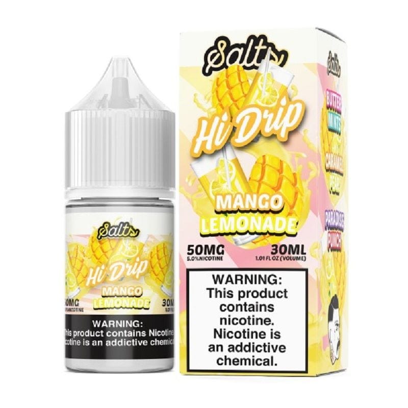 Hi-Drip 50MG 🎁 Hi-Drip Mango Lemonade Nic Salt Vape Juice 30ml (100% off)