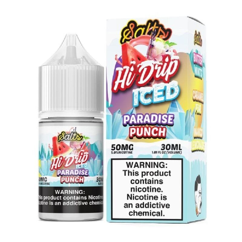 Hi-Drip Juice Hi-Drip Paradise Punch ICED Nic Salt Vape Juice 30ml
