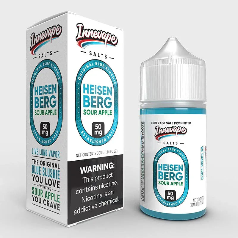 INNEVAPE 35MG 🎁 Innevape Heisenberg Sour Apple Nic Salt Vape Juice 30ml (100% off)