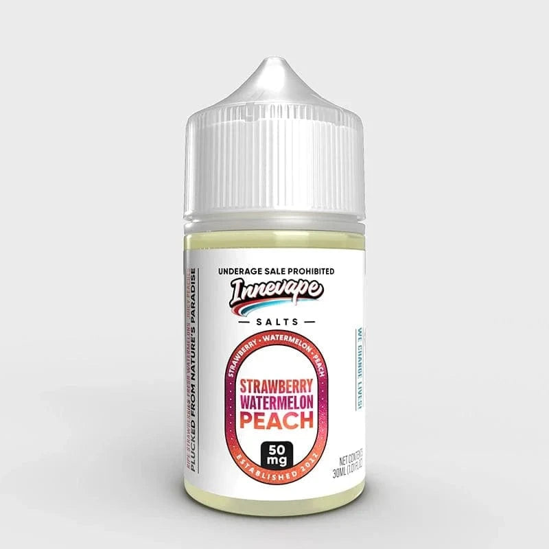 INNEVAPE 50MG 🎁 Innevape Strawberry Watermelon Peach Nic Salt Vape Juice 30ml (100% off)