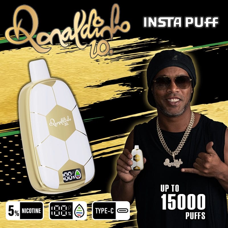 Insta Puff Disposable Vape Ronaldinho 10 15K Disposable Vape