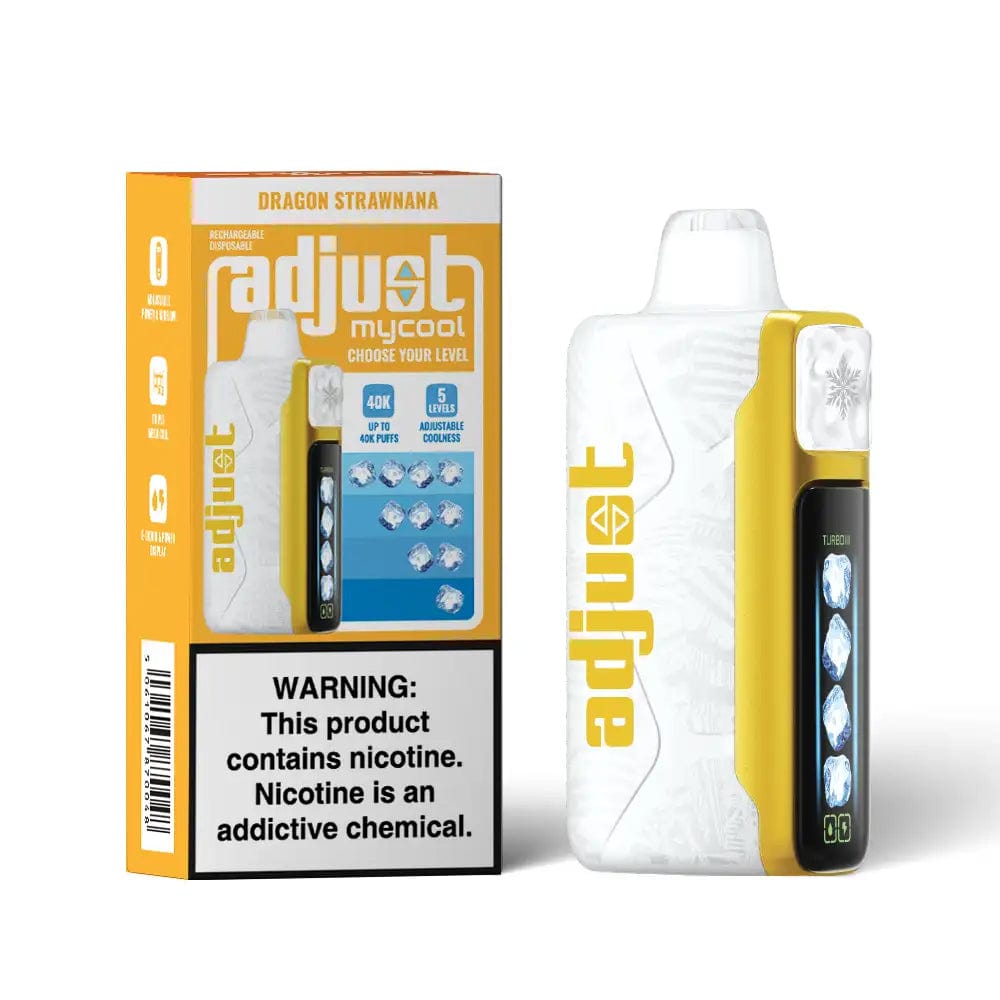 Lost Mary Disposable Vape Dragon Strawnana Lost Mary Adjust MyCool 40K Disposable Vape (5%, 40000 Puffs)