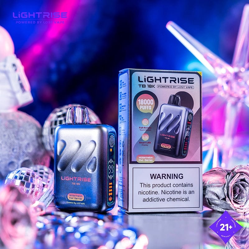 Lost Vape Watermelon Kiwi Berries 🎁 Lost Vape Lightrise TB 18K Disposable Vape (5%, 18000 Puffs) (100% off)