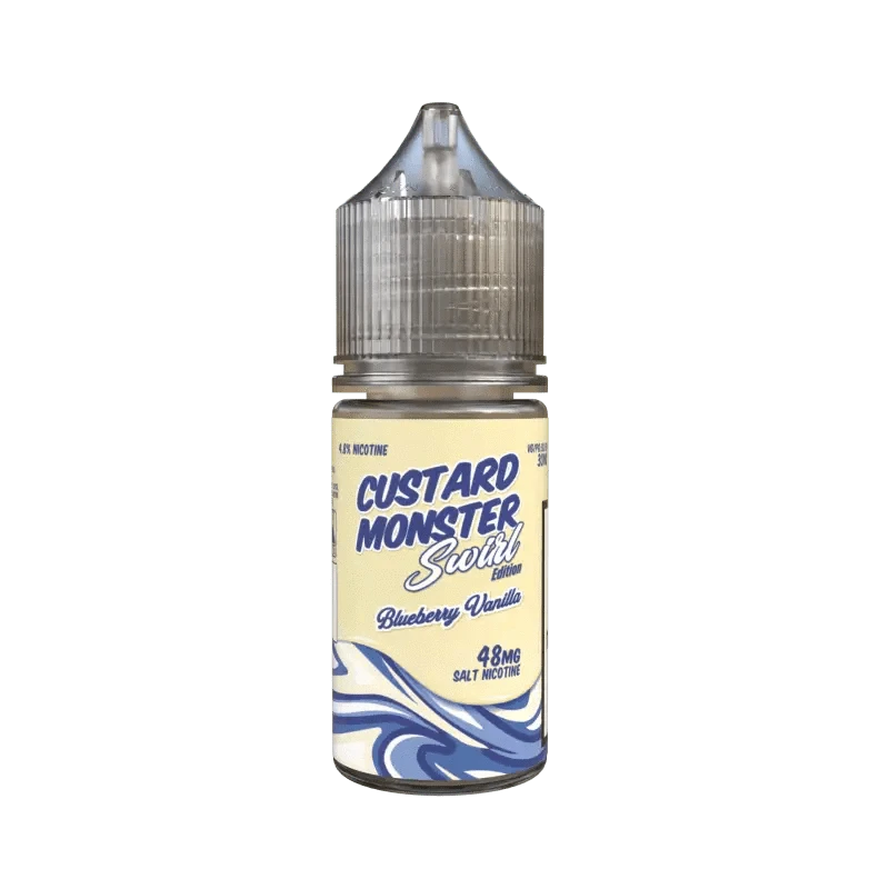 Monster Vape Labs Juice 48MG Custard Monster NTD Swirl Edition Salts Blueberry Vanilla 30ml