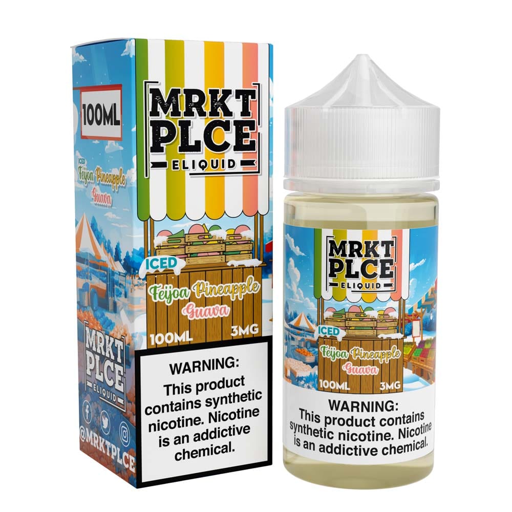 MRKT PLCE Juice MRKT PLCE ICED Feijoa Pineapple Guava 100ml Vape Juice