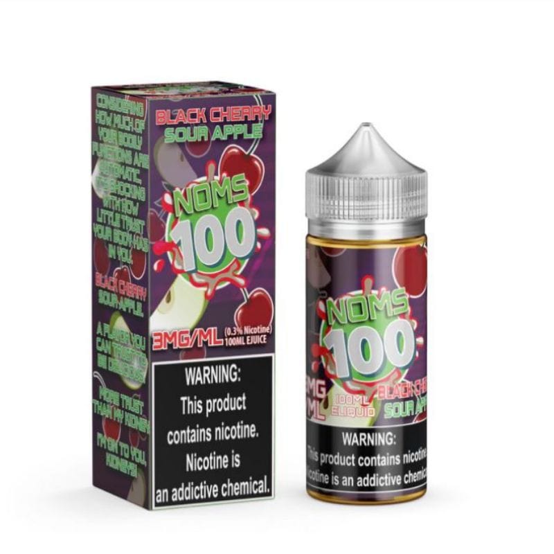 Noms 100 Juice Noms 100 Black Cherry Sour Apple Vape Juice 100ml