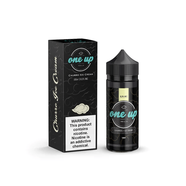 One Up 0mg 🎁 One Up Churros & Ice Cream TF 100ml Vape Juice (100% off)