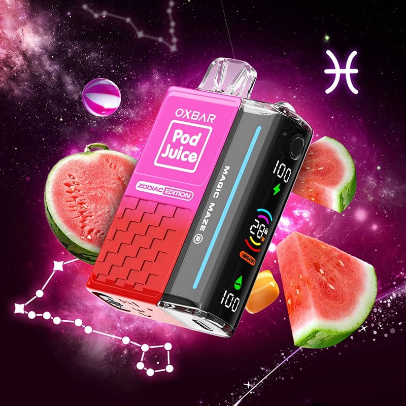 OXBAR Disposable Vape Juicy Bae Watermelon OXBAR X Pod Juice Magic Maze 2.0 30K Disposable Vape (5%, 30000 Puffs)