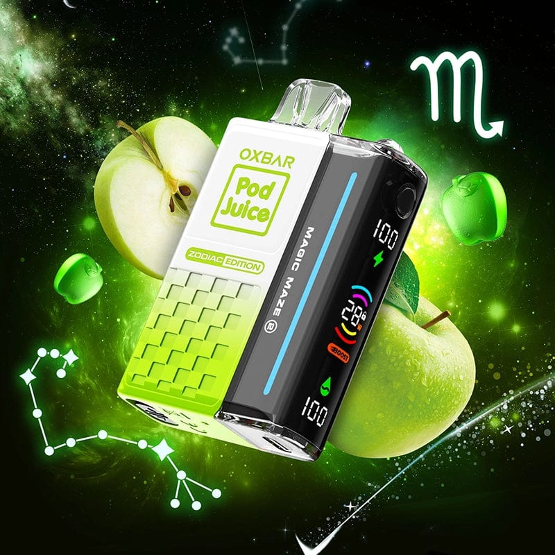OXBAR Disposable Vape Sour Apple Skitz OXBAR X Pod Juice Magic Maze 2.0 30K Disposable Vape (5%, 30000 Puffs)