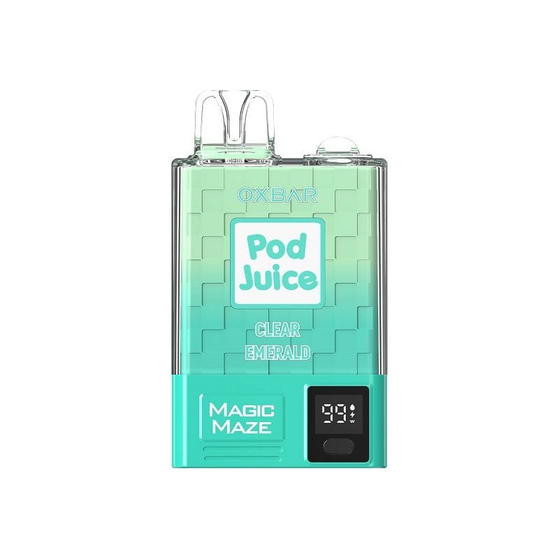 Pod Juice Disposable Vape Clear Emerald OXBAR x Pod Juice Magic Maze Pro Disposable Vape (5%, 10000 Puffs)