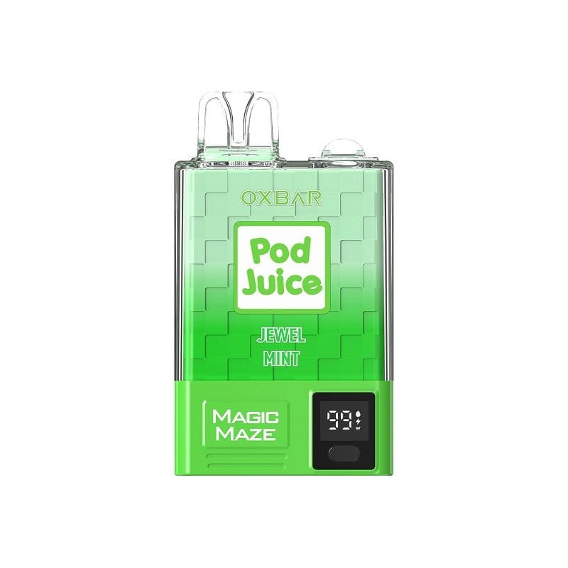 Pod Juice Disposable Vape Jewel Mint OXBAR x Pod Juice Magic Maze Pro Disposable Vape (5%, 10000 Puffs)