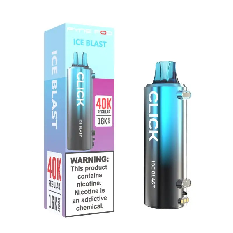 Pyne Pod Disposable Vape Ice Blast Pyne Pod Click 40K Disposable Vape Pod (5%, 40000 Puffs)