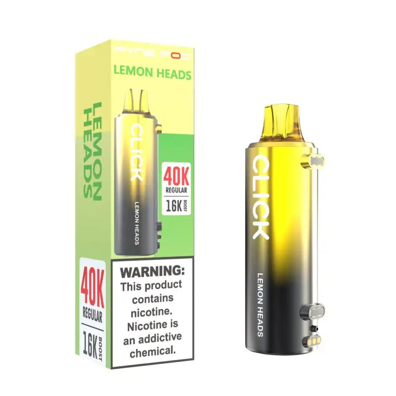 Pyne Pod Disposable Vape Lemon Heads Pyne Pod Click 40K Disposable Vape Pod (5%, 40000 Puffs)