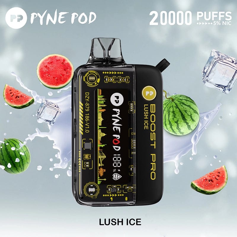 Pyne Pod Disposable Vape Lush Ice Pyne Pod Boost Pro Disposable Vape  (5%, 20000 Puffs)