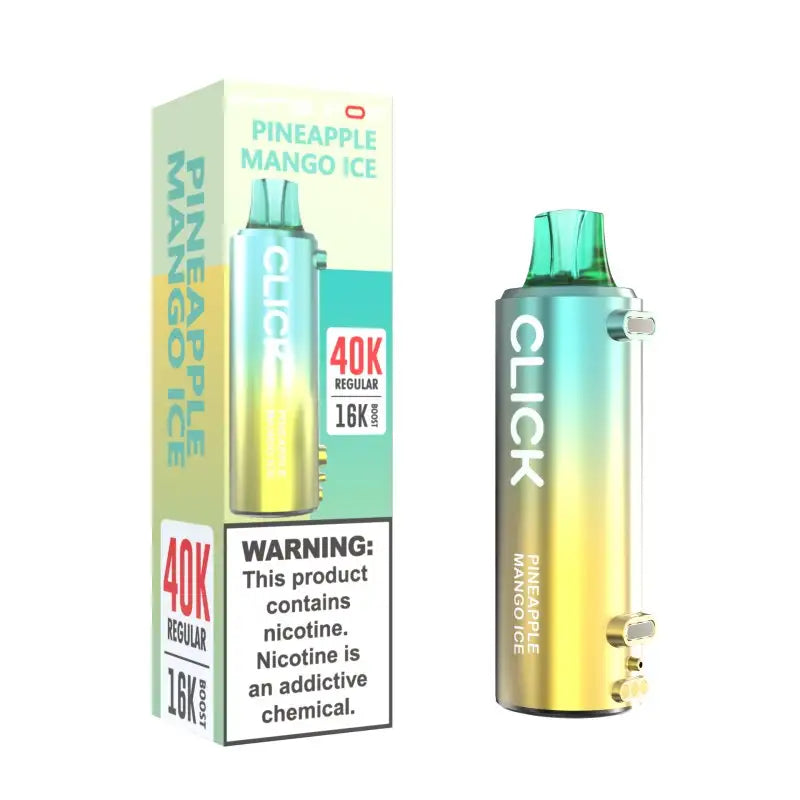 Pyne Pod Disposable Vape Pineapple Mango Ice Pyne Pod Click 40K Disposable Vape Pod (5%, 40000 Puffs)