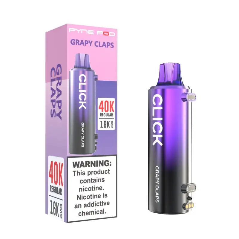 Pyne Pod Disposable Vape Pyne Pod Click 40K Disposable Vape Pod (5%, 40000 Puffs)