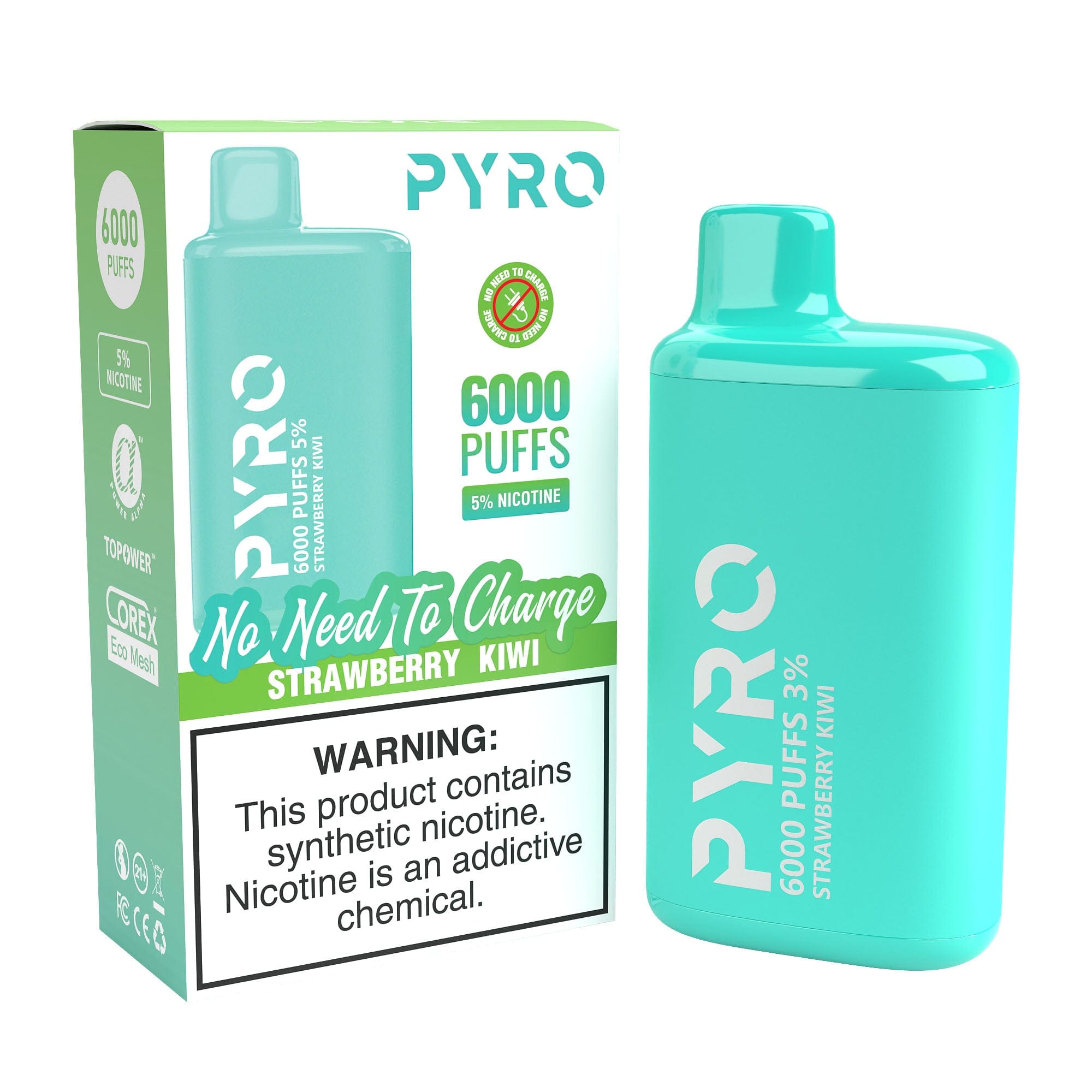 Pyro Tech Disposable Vape Pyro Tech 6000 Disposable Vape (5%, 6000 Puffs)
