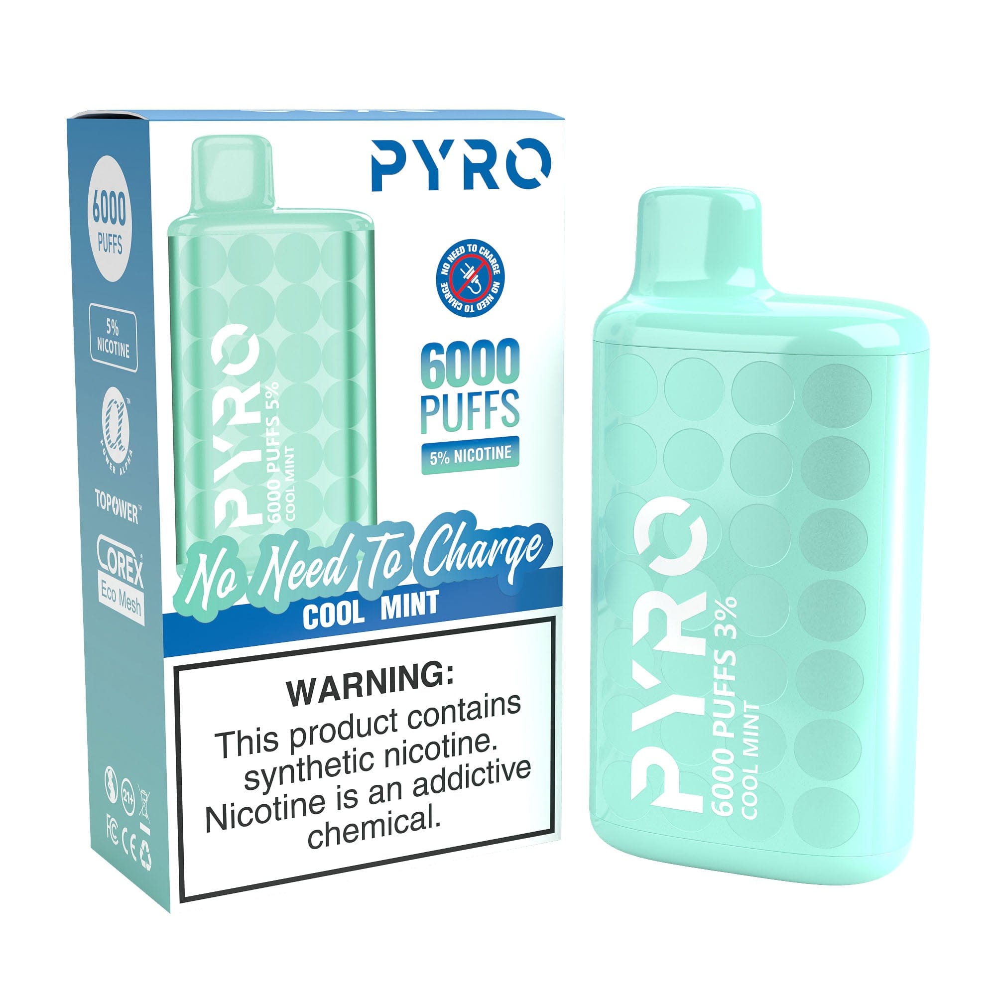 Pyro Tech Disposable Vape Pyro Tech 6000 Disposable Vape (5%, 6000 Puffs)