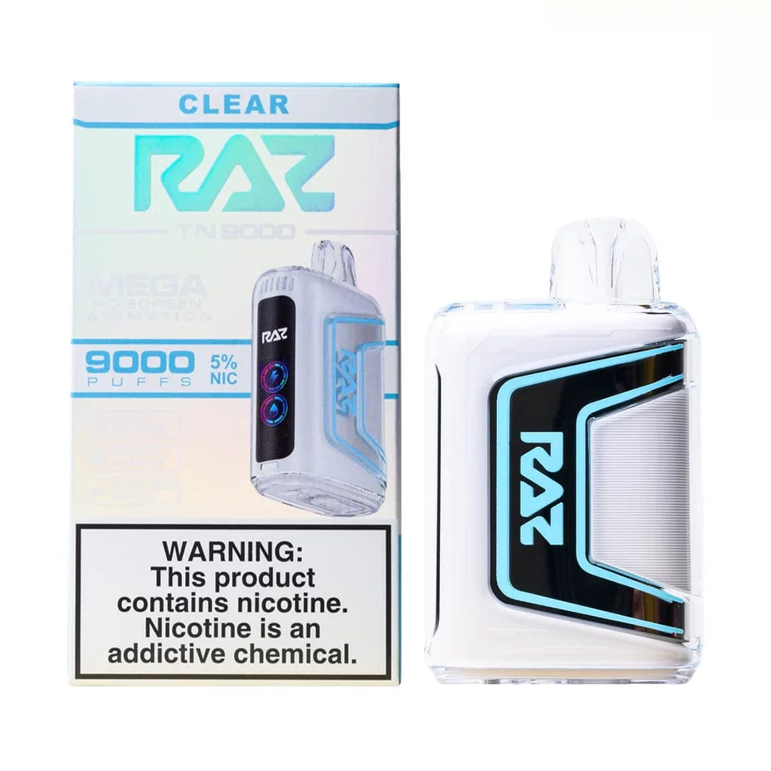 RAZ Disposable Vape Clear RAZ TN9000 Disposable Vape (5%, 9000 Puffs)