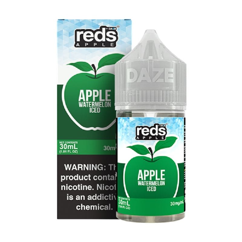 Reds Apple E-Juice Juice Reds Salts Apple Watermelon Iced Nic Salt Vape Juice 30ml