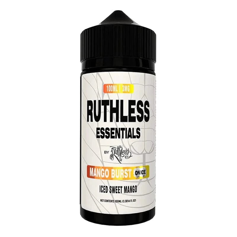 Ruthless 3mg 🎁 Ruthless Essentials  Mango Burst on Ice 100ml (100% off)