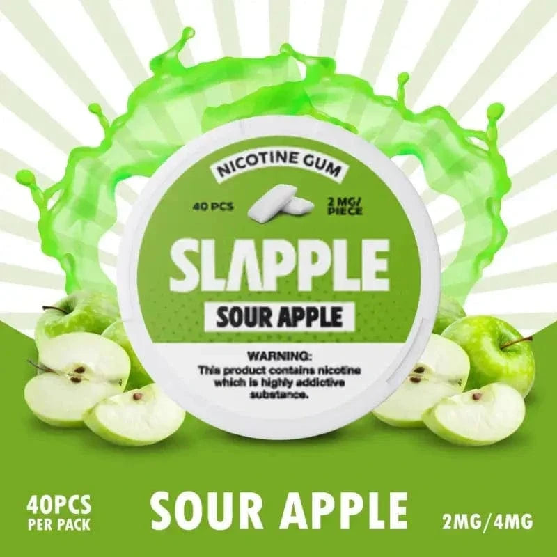 Slapple 2mg / Sour Apple 🎁 Slapple Nicotine Gum (100% off)