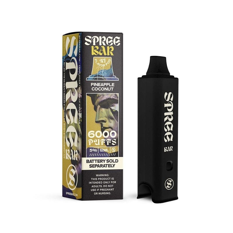 Spree Bar Disposable Vape Spree Bar 6000 Diposable Starter Pack (5%, 6000 Puffs)