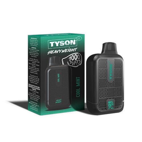 Tyson Disposable Vape Cool Mint Tyson 2.0 Heavyweight Disposable Vape (5%, 7000 Puffs)