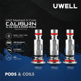 Uwell Coils Uwell Caliburn X / G / G2 / GK2 / KOKO Prime Coils (4pcs)