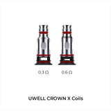 Uwell Coils Uwell Crown X Replacement Coil (Pack Of 4)