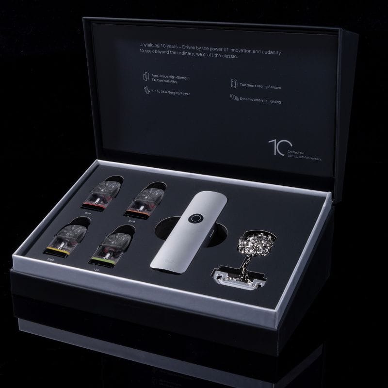 Uwell Merch Uwell Caliburn G4 Classic 35W Pod Kit Classic Silver Giftbox