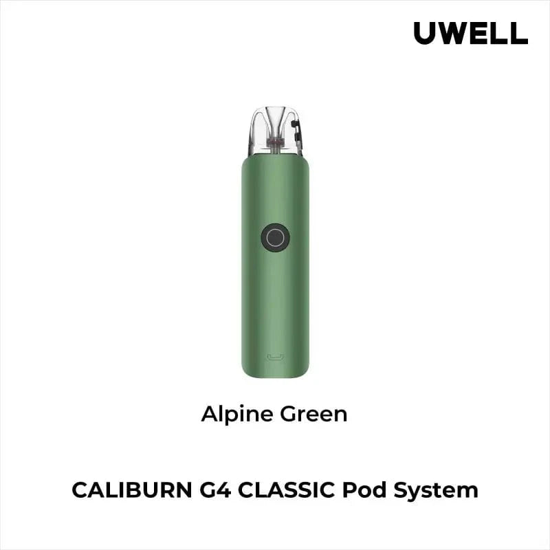 Uwell Pod System Alpine Green Uwell Caliburn G4 Classic 35W Pod Kit